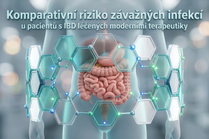 Komparativní riziko závažných infekcí u pacientů s idiopatickými střevními záněty při léčbě moderními terapeutiky